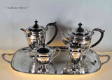 Silver Tea & Coffee Set, Hepple White