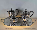 Silver Tea & Coffee Set, Hepple White