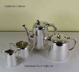 Individual Silver Tea & Coffee Set