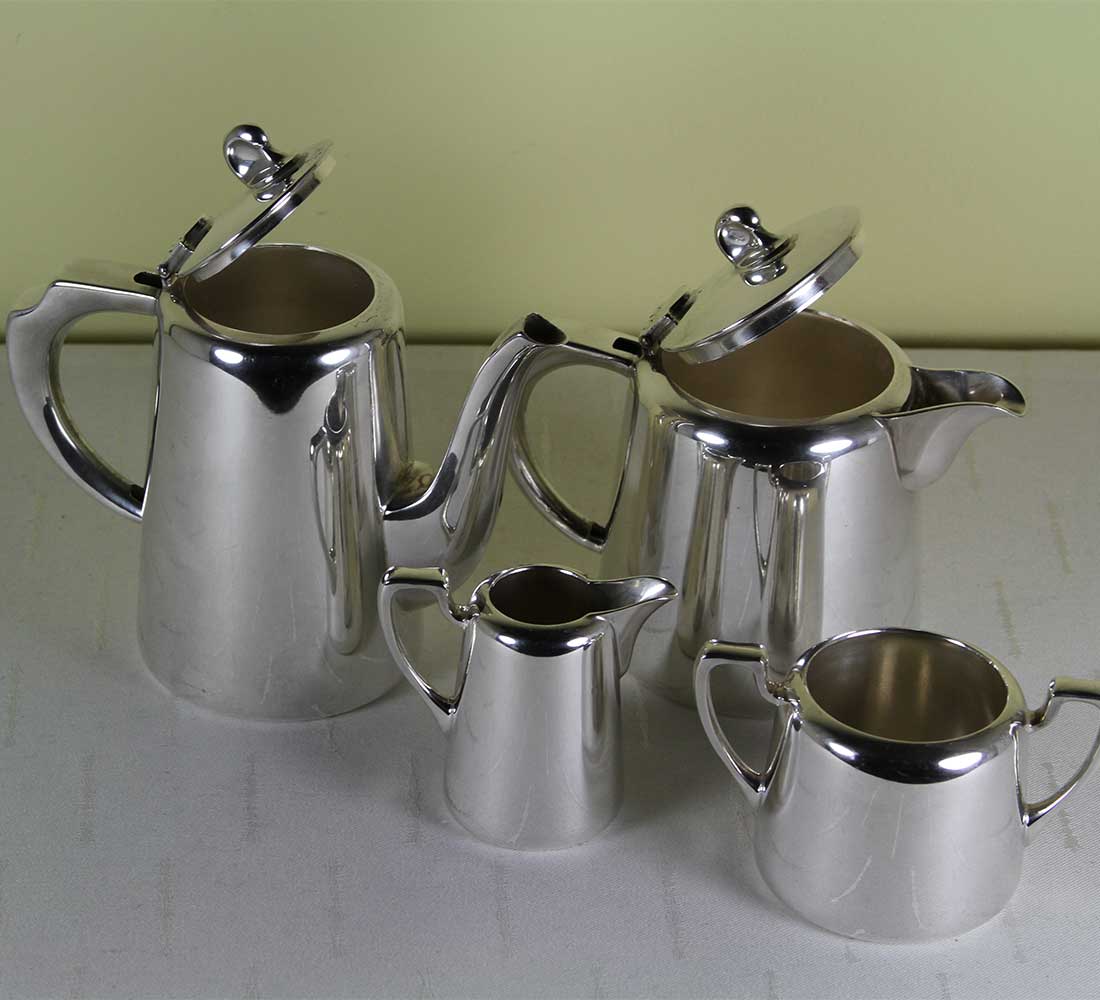 Individual Silver Tea & Coffee Set Individual Silver Tea & Coffee Set