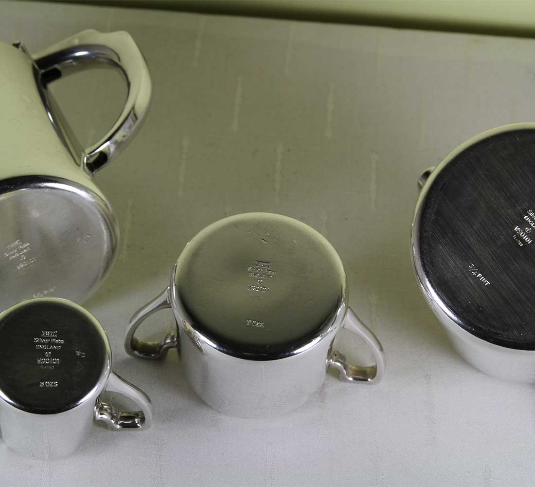 Individual Silver Tea & Coffee Set Individual Silver Tea & Coffee Set