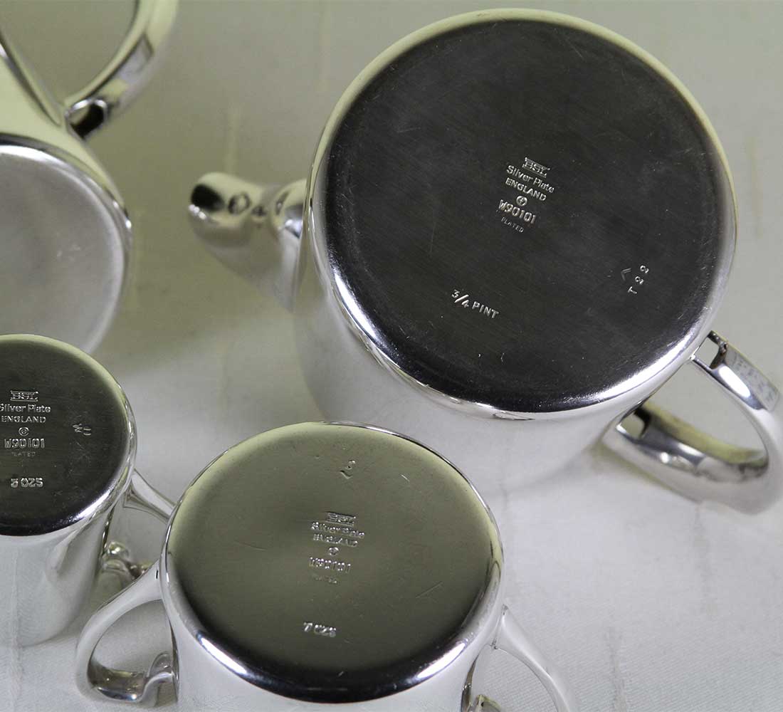 Individual Silver Tea & Coffee Set Individual Silver Tea & Coffee Set