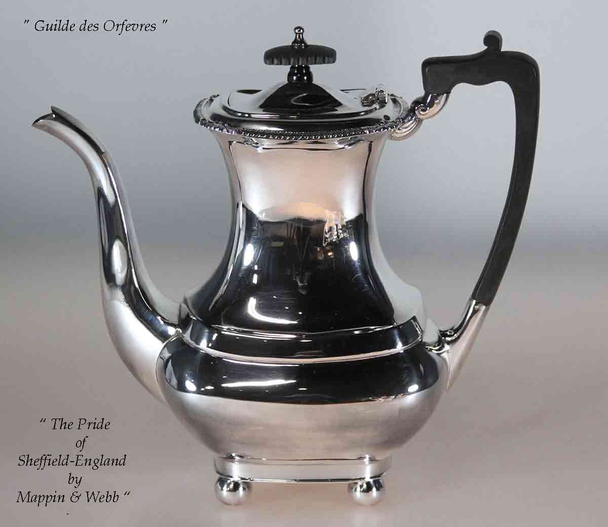 Tea & Coffee Set, Gadroon & Shell Tea & Coffee Set, Gadroon & Shell