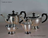 Silver Tea & Coffee Set, Gadroon