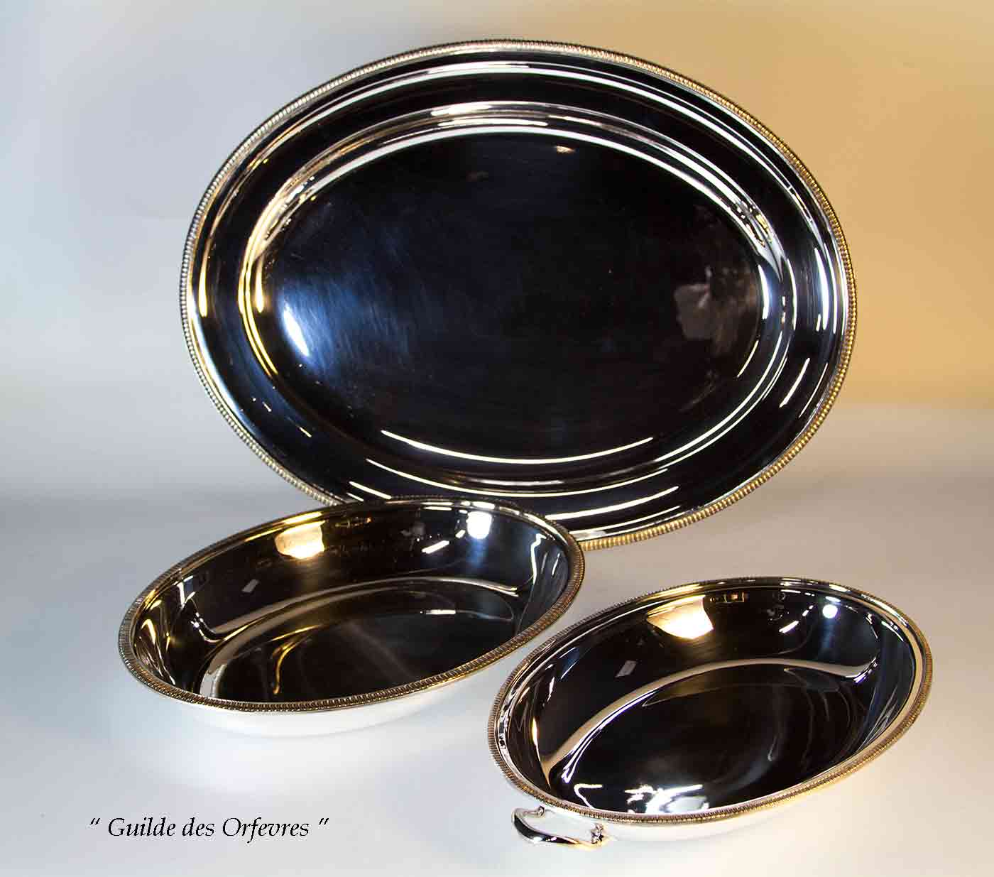 Royal Suite of 15 Matching Dinner service, French Gadroon Royal Suite of 15 Matching Dinner service, French Gadroon