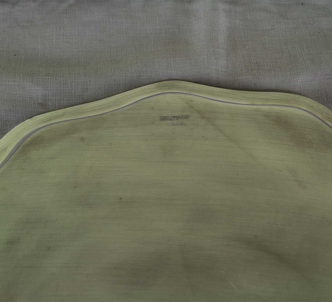 Set of 4 Silver Salvers Scalloped Edge, Gadroon Set of 4 Silver Salvers Scalloped Edge, Gadroon