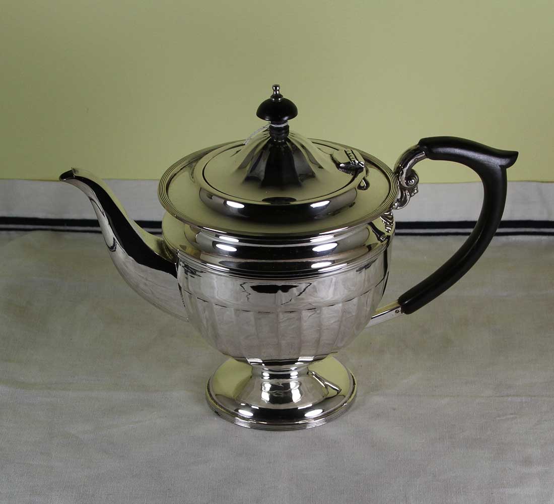 Silver Tea & Coffee Set, Hepple White Silver Tea & Coffee Set, Hepple White