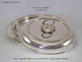 Royal Suite of 15 Matching Dinner service, French Gadroon