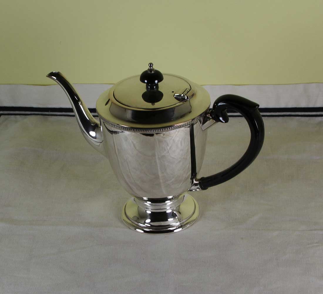 Silver Tea & Coffee Set, Gadroon Silver Tea & Coffee Set, Gadroon