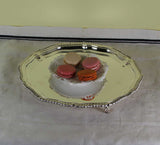 Silver Shaped Gadroon Salver with Feet