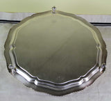 Silver Shaped Gadroon Salver with Feet