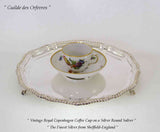 Silver Shaped Gadroon Salver with Feet