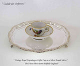 Silver Shaped Gadroon Salver with Feet