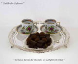 Silver Shaped Gadroon Salver with Feet