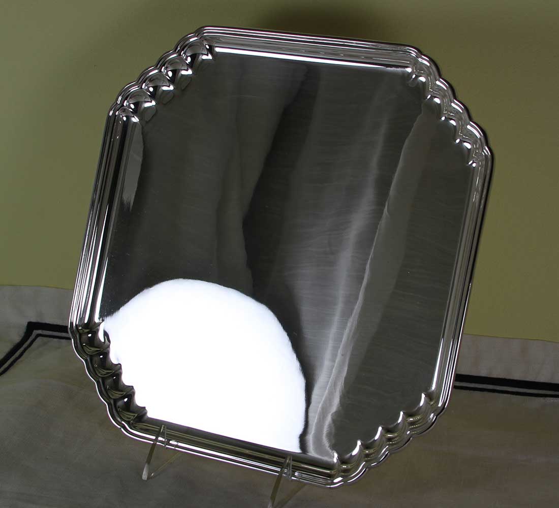 Silver Shaped Corners Salver Silver Shaped Corners Salver