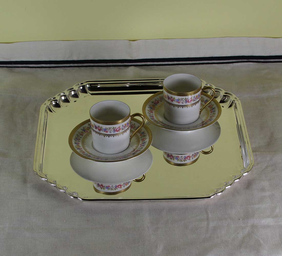 Silver Shaped Corners Salver Silver Shaped Corners Salver