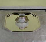 Silver Shaped Corners Salver
