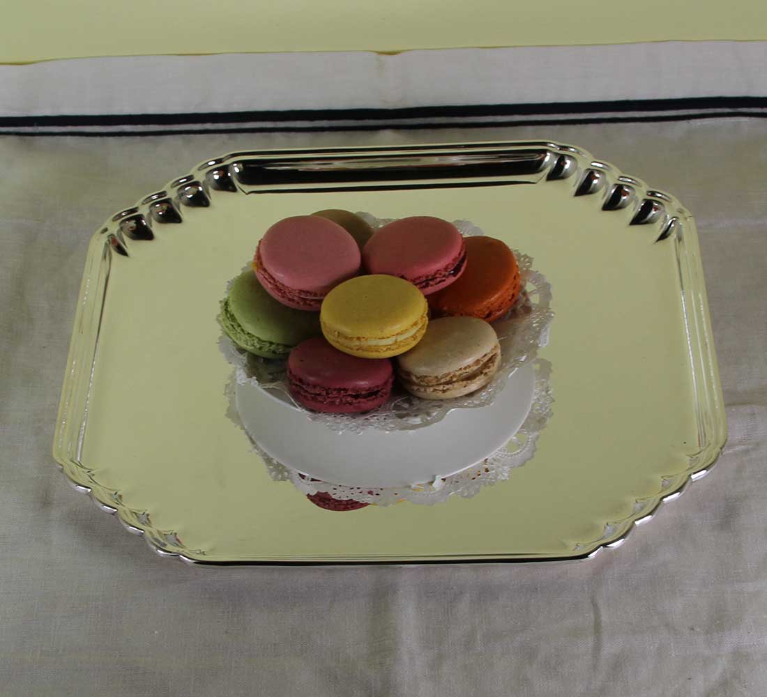 Silver Shaped Corners Salver Silver Shaped Corners Salver