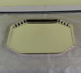 Silver Shaped Corners Salver