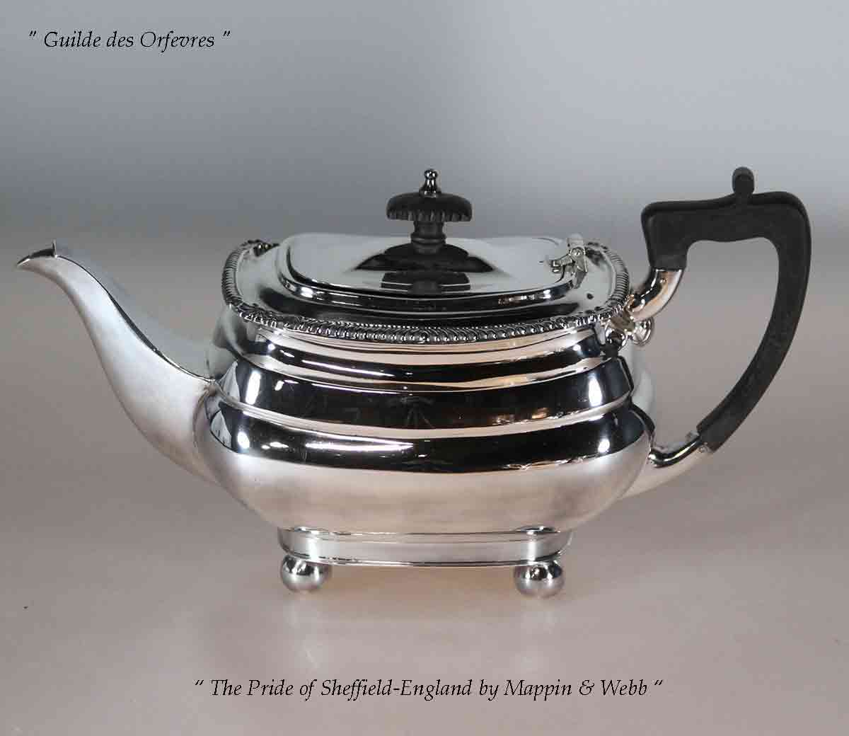 Tea & Coffee Set, Gadroon & Shell Tea & Coffee Set, Gadroon & Shell