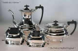 Tea & Coffee Set, Gadroon & Shell