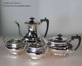 Tea & Coffee Set, Gadroon & Shell