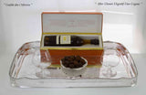 Silver Gallery Tray,  Oblong Embossed, Chased & Pierced Border
