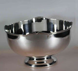 Tiffany Silver Punch Bowl with Jubilee Applied Border