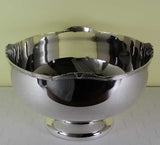 Tiffany Silver Punch Bowl with Jubilee Applied Border