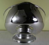 Tiffany Silver Punch Bowl with Jubilee Applied Border