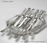 Hand-Forged Sterling Silver 11-pc Place-Setting, Bright Vine