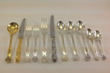 Hand-Forged Sterling Silver 11-pc Place-Setting, Bright Vine