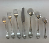 A Mix & Match Silver Cutlery Set of 71 Pieces, Dubarry and Royal York Dinner Knives.
