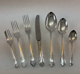 "Set of 12 Dessert Spoon, Du Barry "