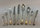 Complete European Cutlery Set for 12, including Fish Eaters & Serving Pieces 119 pieces.
