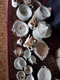 A Set 72 Pieces Exquisite Porcelain With Black Berries Branch by Rosenthal
