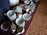 A Set of 67 Pieces Exquisite Porcelain With Black Berries Branch by Rosenthal