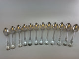 Complete European Cutlery Set for 12, including Fish Eaters & Serving Pieces 119 pieces.