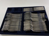Complete European Cutlery Set for 12, including Fish Eaters & Serving Pieces 119 pieces.