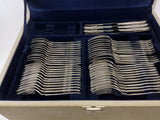 Complete European Cutlery Set for 12, including Fish Eaters & Serving Pieces 119 pieces.