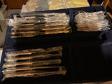 Complete European Cutlery Set for 12, including Fish Eaters & Serving Pieces 119 pieces.