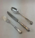 Complete European Cutlery Set for 12, including Fish Eaters & Serving Pieces 119 pieces.