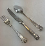 Complete European Cutlery Set for 12, including Fish Eaters & Serving Pieces 119 pieces.