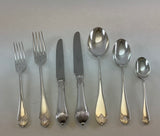 Complete European Cutlery Set for 12, including Fish Eaters & Serving Pieces 113 pieces. Georgian.