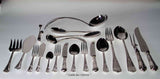 A Pair of Silver Large Serving Spoon & Fork, La Regence