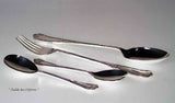 Silver Pair Salad Servers, Salad Spoon & Salad Fork, La Regence