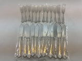 Complete European Cutlery Set for 12, including Fish Eaters & Serving Pieces 119 pieces.