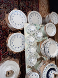 A 58 Pieces European Dinner Set Diamond Shape Rim with bleu by Rosenthal