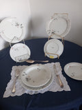 A 75 Pieces European Dinner Set Diamond Shape Rim by Rosenthal