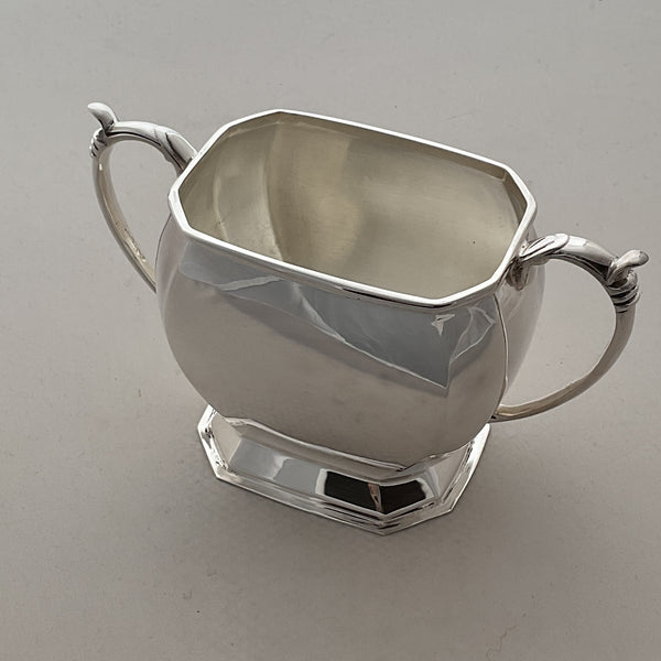Quality Silver Plated Sugar Bowl, Plain